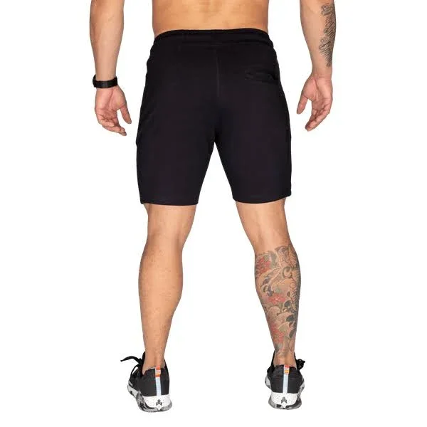 Better Bodies - Men's Tapered Sweatshorts in Black Size M