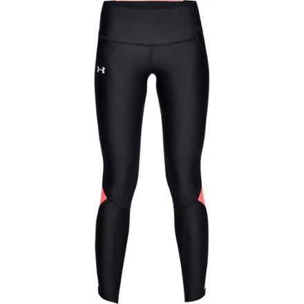 Under Armour Women's Armour Fly Fast Tight, Black/After Burn, S-R