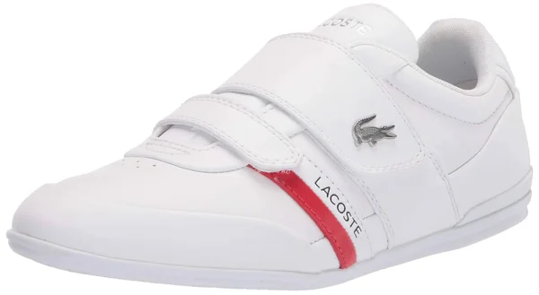 Lacoste Misano Strap 0721 1 Men's Shoes White/Red : 13 M