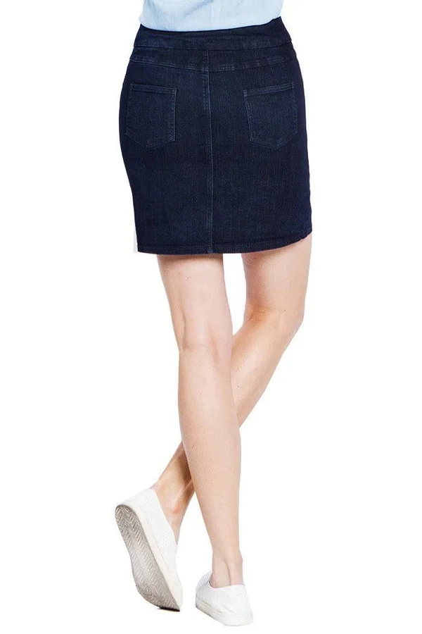 Slimsation Skort - Denim - Female, Island Trends