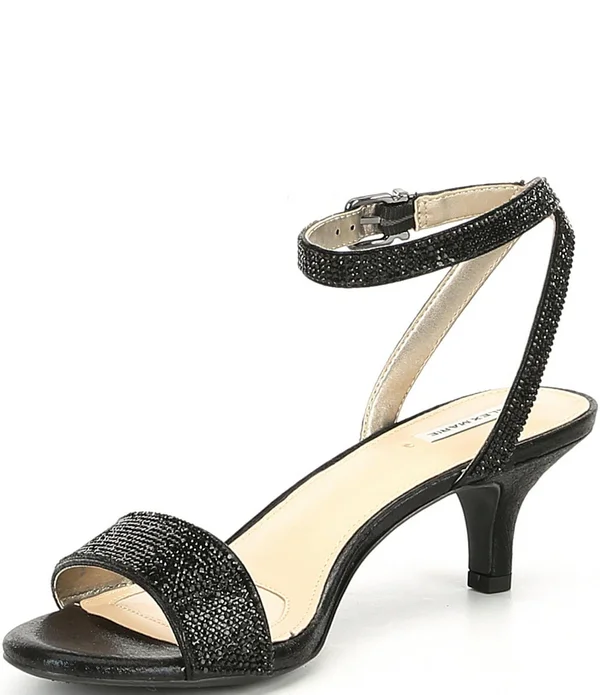 Alex Marie Nallie Shimmer Banded Sandals - Womens, 8.5M, Black - Dillard&s Exclusive