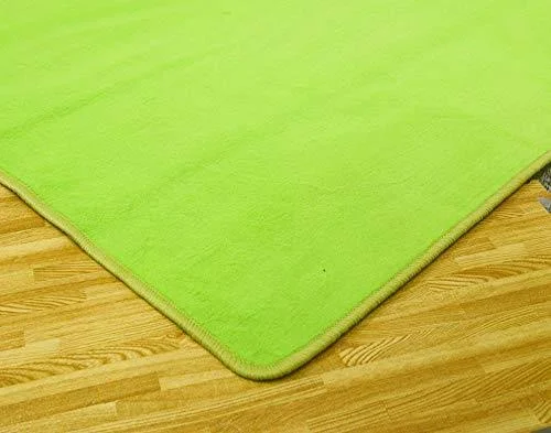 Learning Carpets CPR467 - Solid Green Rectangle