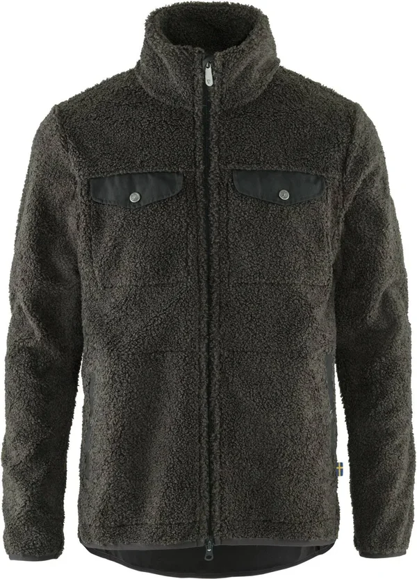 Fjallraven Greenland Pile Fleece - Men's Dark Grey Extra Small F82993-030-XS