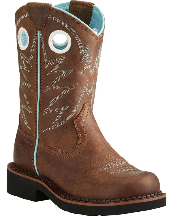 Ariat Kids Probaby Distressed Brown 3.5 - M