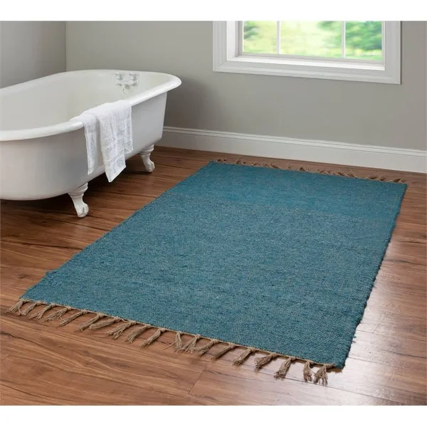 Linon Woven Berber Loop4417 Sage Area Rug 3ft 6 in 5ft6in