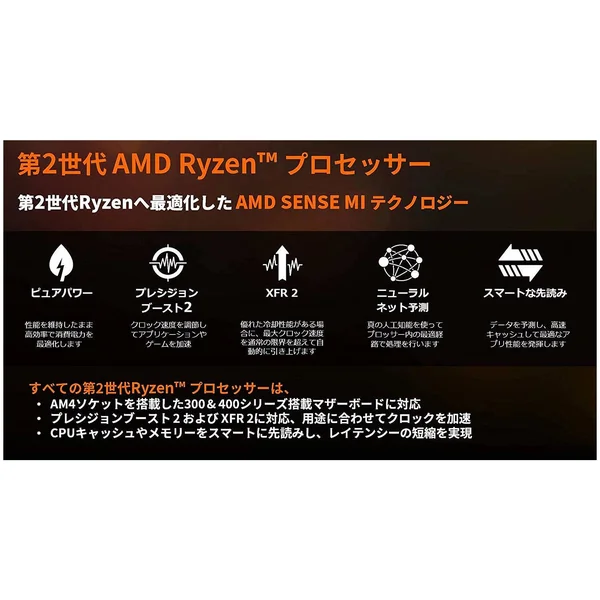 AMD YD2700BBAFBOX Ryzen 7 2700 Processor with Wraith Spire LED Cooler