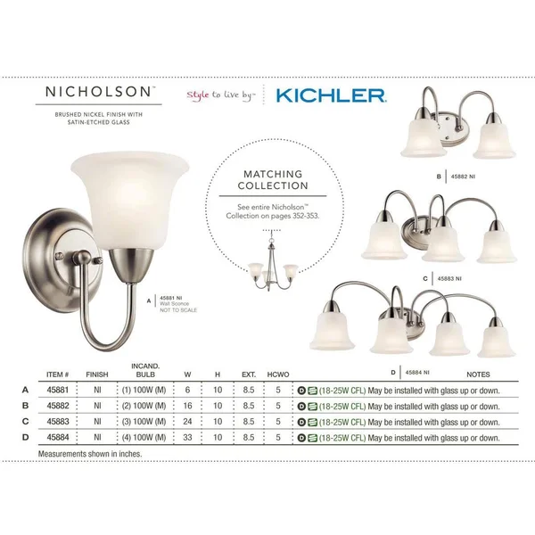 Kichler 45882OZ Nicholson Bath 2-Light, Olde Bronze