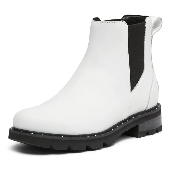 Sorel Women's Lennox Chelsea Boot - 6 - White