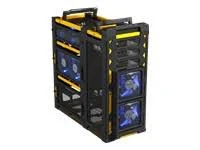 Antec LanBoy Air - Tower - ATX - no power supply - black, yellow - USB/Audio