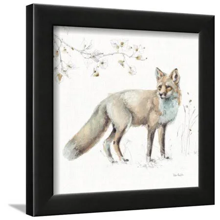 A Woodland Walk XI Framed Print Wall Art by Lisa Audit, Size: 12 x 12, Black
