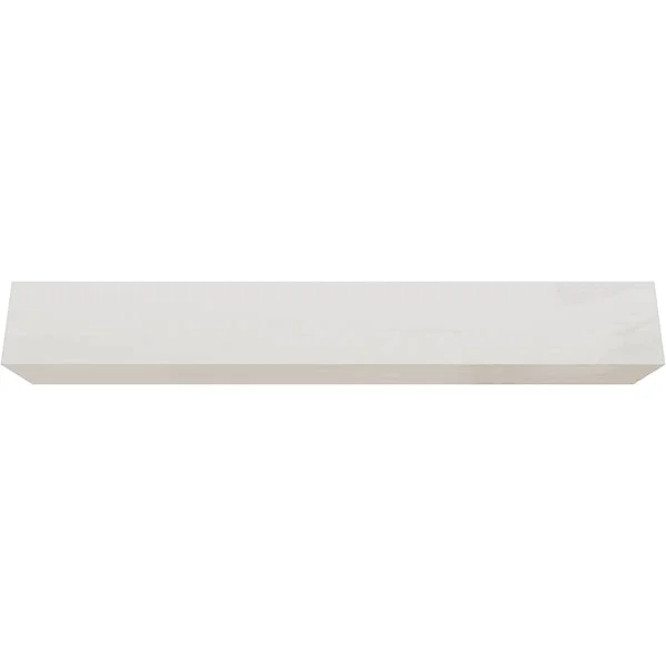Ekena Millwork MANUSM06X10X48UN 6x22H x 10x22D x 48x22W Smooth Faux Wood Fireplace Mantel, Factory Prepped, Ready for Paint