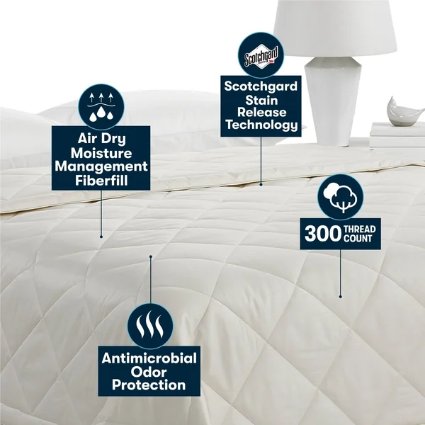 Serta Down Alternative Blanket - King - Seaglass