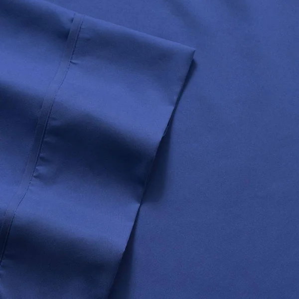 Sweet Home Collection 1500 Thread Count Sheet Set - Dark Blue RV Queen