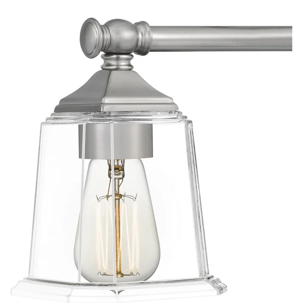 Quoizel Lighting NLC8603BN Nicholas Bath 3 Light Brushed Nickel