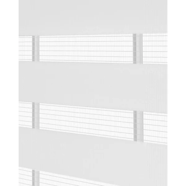Achim Cordless Celestial Sheer Double Layered Shade White
