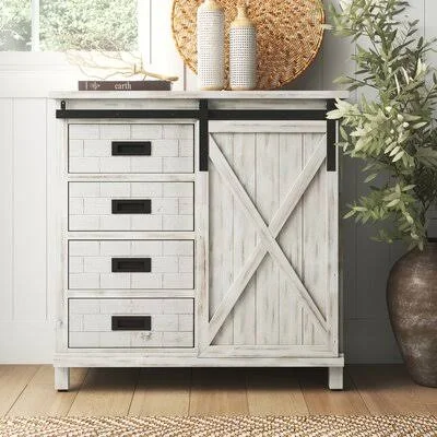 Dumt 1 Door Accent Cabinet Sand & Stable