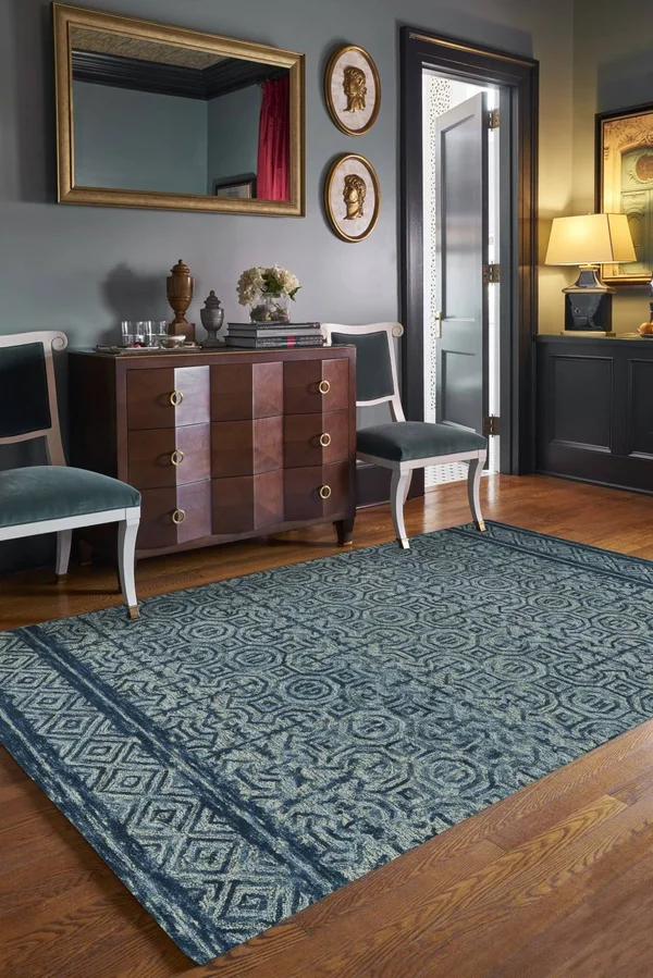 Capel Shakta-Tanda 2556 Denim 8' x 10' Area Rug