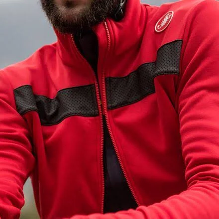 Castelli Puro 3 Jersey FZ - Red - XL