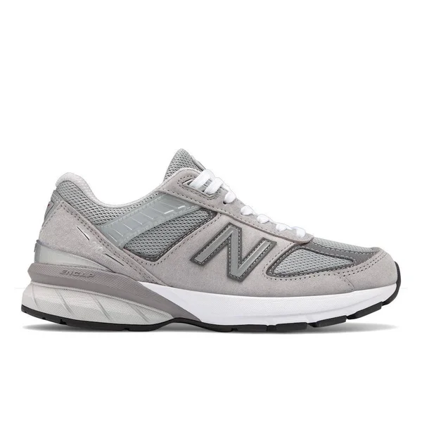 New Balance Women's 990v5 in Grey Castlerock 8, 2A-Narrow