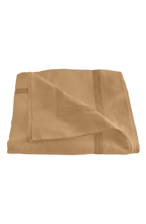 Matouk Nocturne - Full/Queen Duvet Cover, Bronze