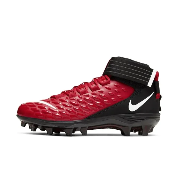 Nike Men's Force Savage Pro 2 Mid Football Cleats - Red