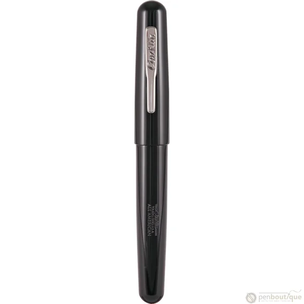 Conklin All American Fountain Pen - Raven Black - 1.1mm Stub