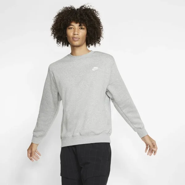 Nike Sportswear Club Crew Sweatshirt - Dark Grey Heather - Medium