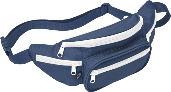Brandit Bolso de la correa de cintura - blanco-azul