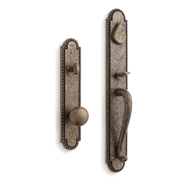 Signature Hardware 946284-Ke-238 Marconi Solid Brass Full Plate Keyed Entry Single, Gold