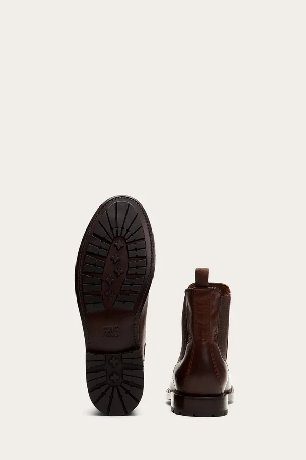 Frye Bowery Chelsea Boots in Cognac, Men's Size 13