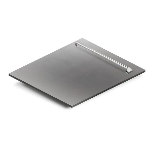 ZLINE Kitchen & Bath 24-in Dishwasher Panel in Red Matte with Traditional Handle (DP-RM-24)