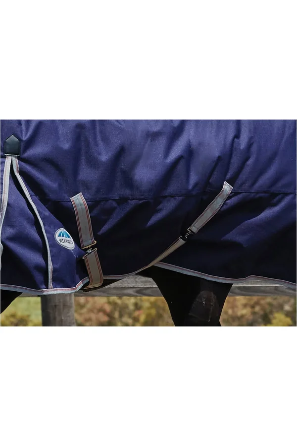 Weatherbeeta ComFiTec Essential Combo Neck Lite Navy, Silver, Red