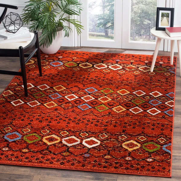 Safavieh Amsterdam Bridget Moroccan Boho Rug - 2&3x22 x 22& Runner - Ivory/Multi