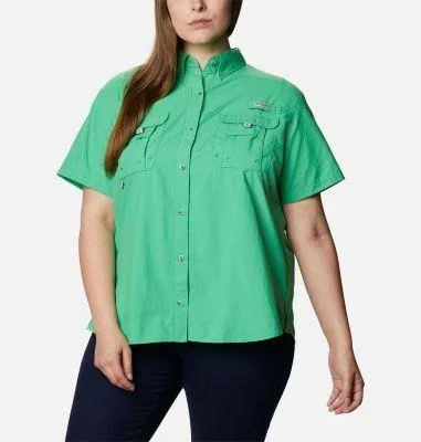 Columbia Women's Bahama SS Shirt - 1x - Tiki Pink