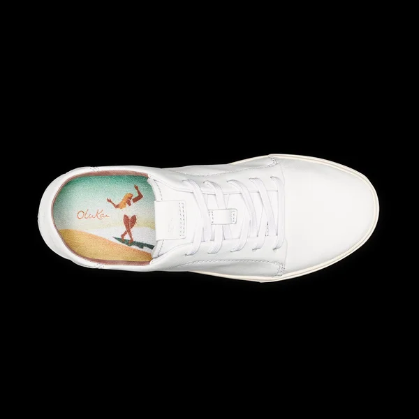 Olukai Pehuea Li &Ili 6, White/White (Women's)
