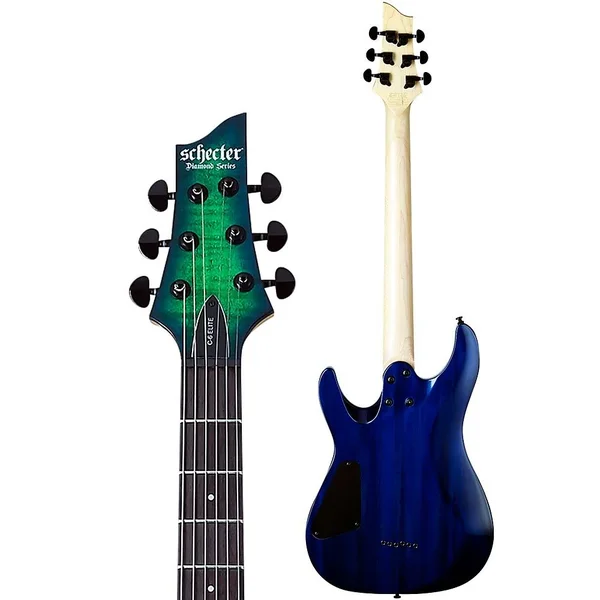 Schecter Guitar Research C-6 Elite 6-String Electric Aquaburst