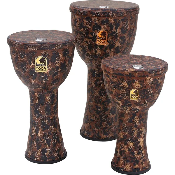 Toca Freestyle Lightweight Djembe Drum 10 in. Rasta