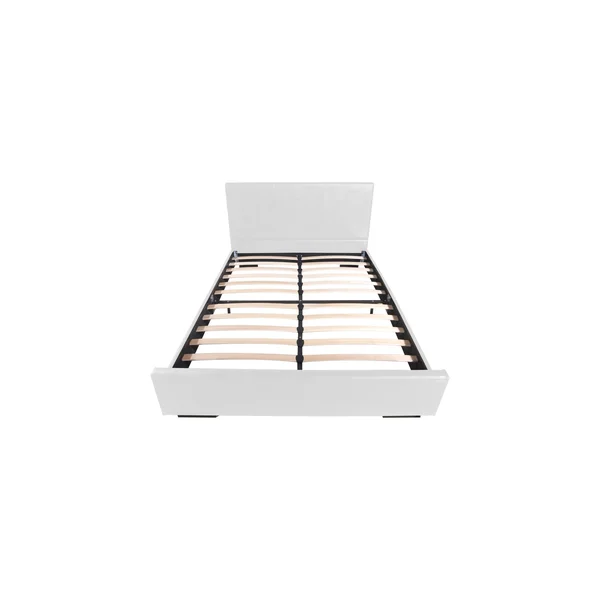 Camden Isle Abbey Bed, King, White, 85.4 x 79 x 34.8 inches