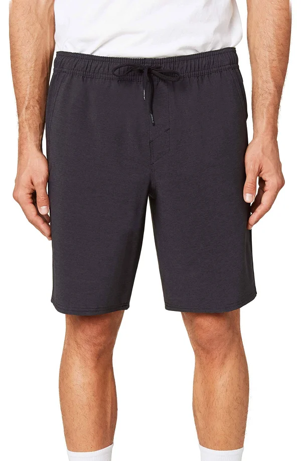O&Neill Men's Interval Hybrid Shorts, Large, Black