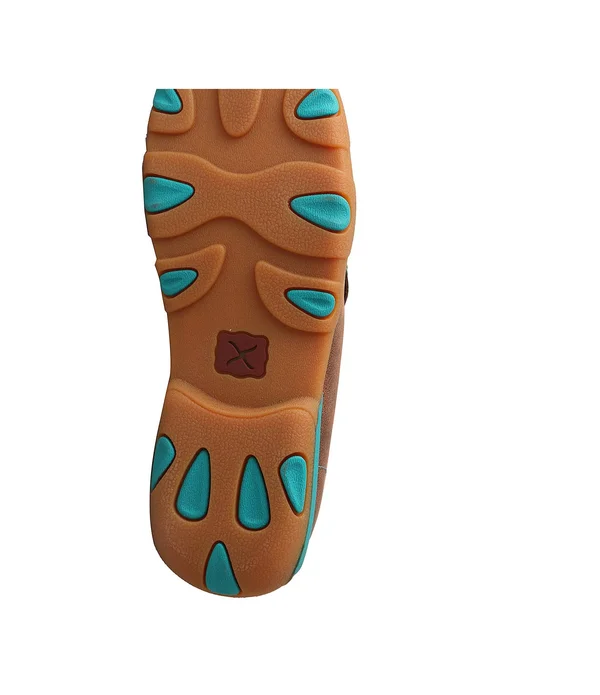 Twisted x Women's Driving Moc Chukka - Brown/Turquoise