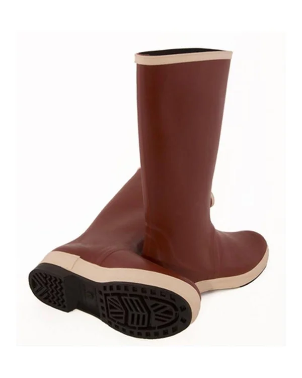 Tingley Rubber MB926B 16-Inch Neoprene Snugleg Boots, Size 11, Plain-Toe, Brick Red