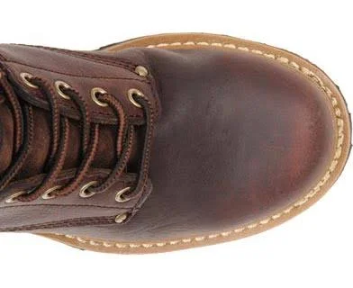 Carolina Women's 8x22 Steel Toe Logger Boot - CA1421 5, W, Dark Brown