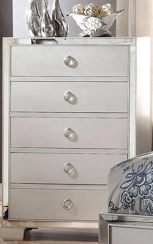 Acme Furniture Voeville II Chest, Platinum