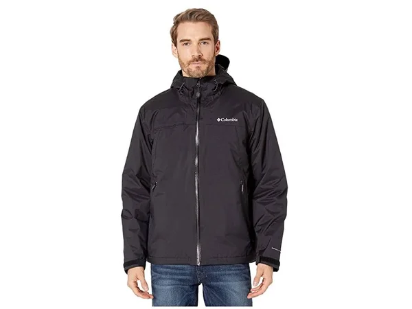 Columbia Men's Top Pine Insulated Rain Jacket - Large - Black