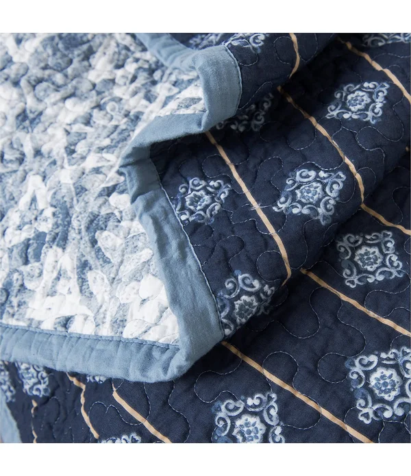 HiEnd Accents Reversible Skyler Quilt Set Full/Queen