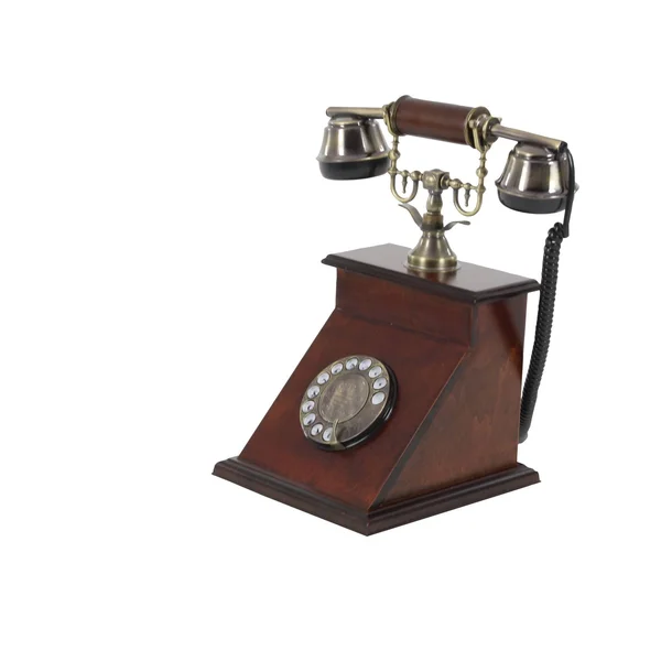Decmode Vintage Wooden Telephone Box