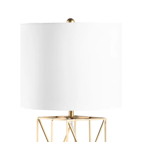 nuLOOM Mead 24x22 Iron Table Lamp - 12x22 W x 12x22 D x 23.5x22 H - Brass