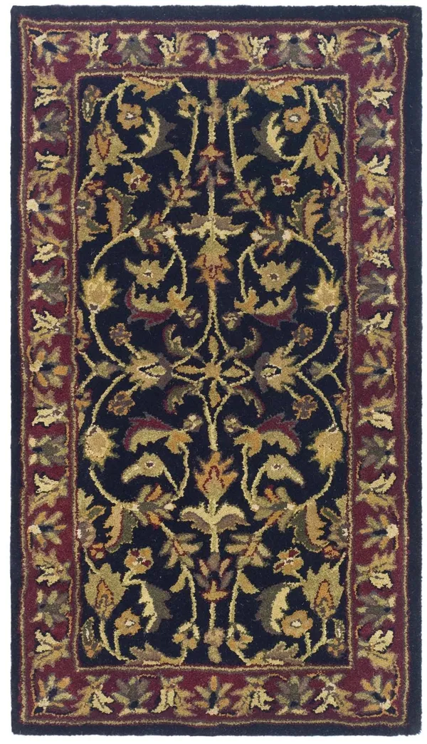 Safavieh Heritage HG953A Area Rug - Black/Red - Size: 4& x 6&