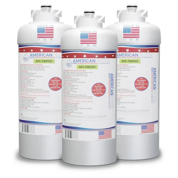 Everpure Afc-fwhsd-s Water Filter (comparable to Filtrete Basic Whole House Quick-Change Replacement Filter) Made in U.S.A 3 Fil