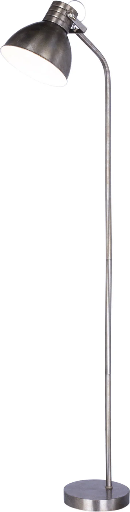 Fangio Lighting 66.5x22 Metal Floor Lamp, Rust Brushed Steel - W-1541